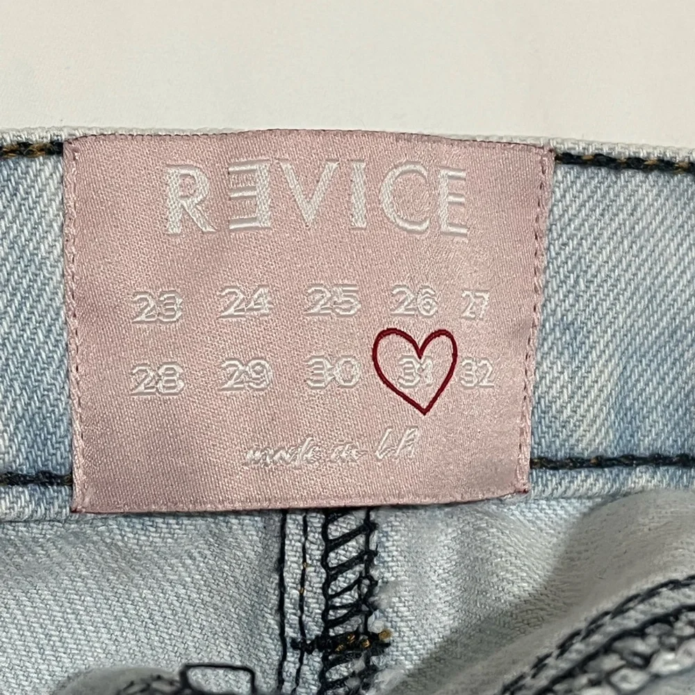 Two-Tone Revice Denim Jeans - Picture 5 of 6